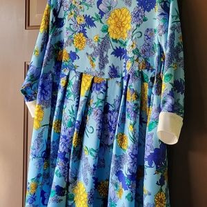 Unique Vintage babydoll mini dress NWOT 12/14